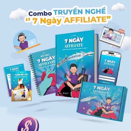 Sách Combo Truyền Nghề 7 ngày Affiliate